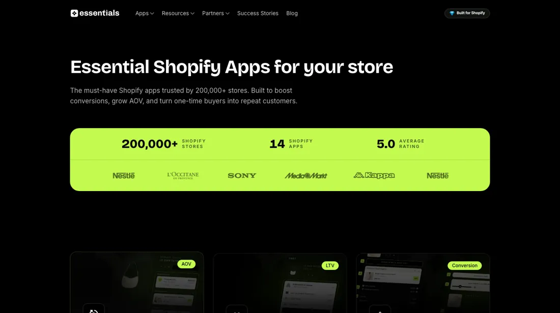 Essential Upsell & Cross Sell product