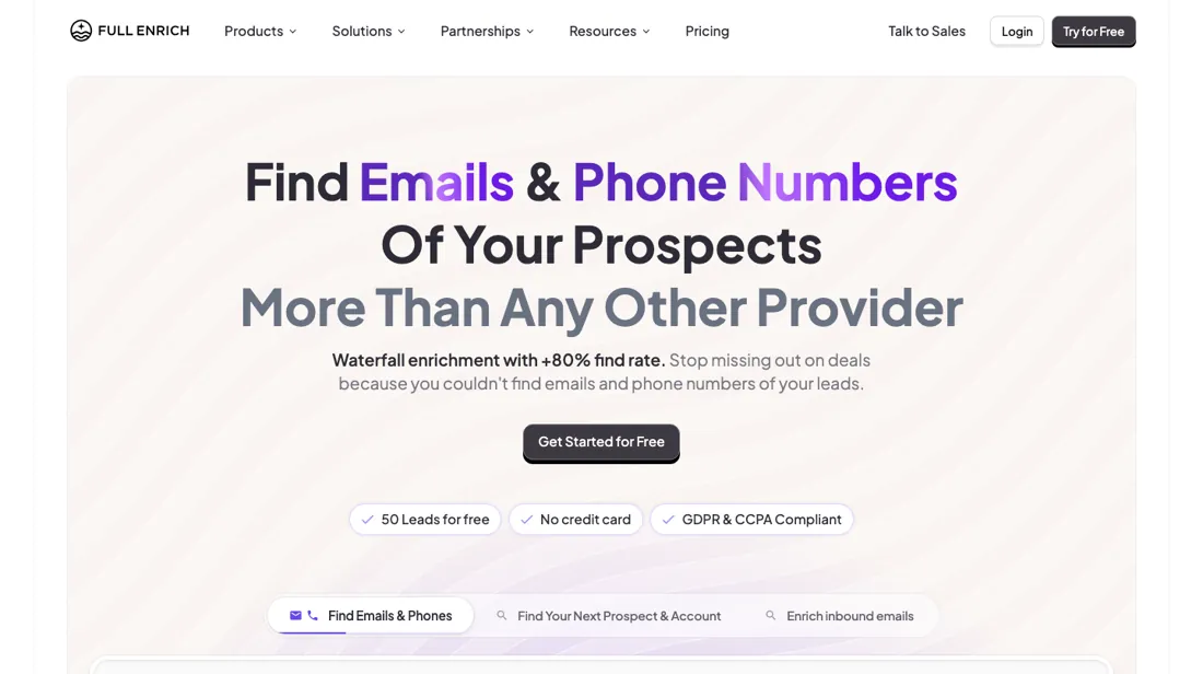 FullEnrich product