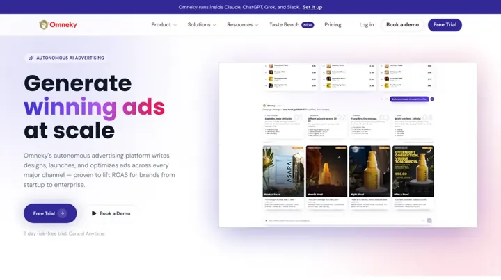 Omneky product page