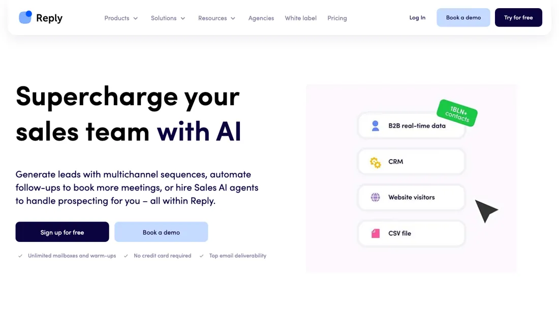 Reply.io product