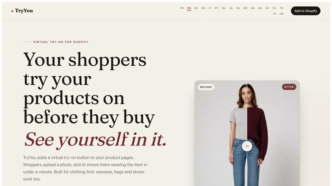 Try You product