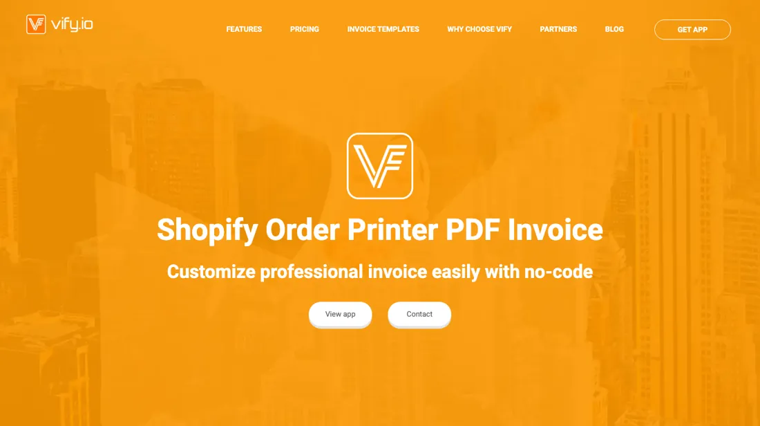 Vify Order Printer product