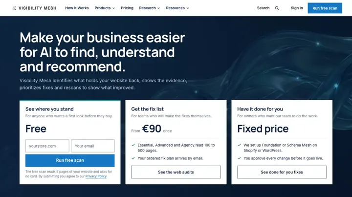 Visibility Mesh product page