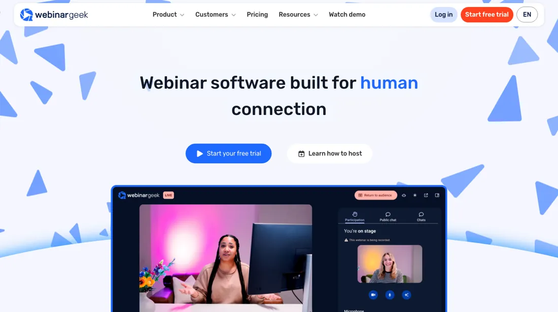 WebinarGeek product